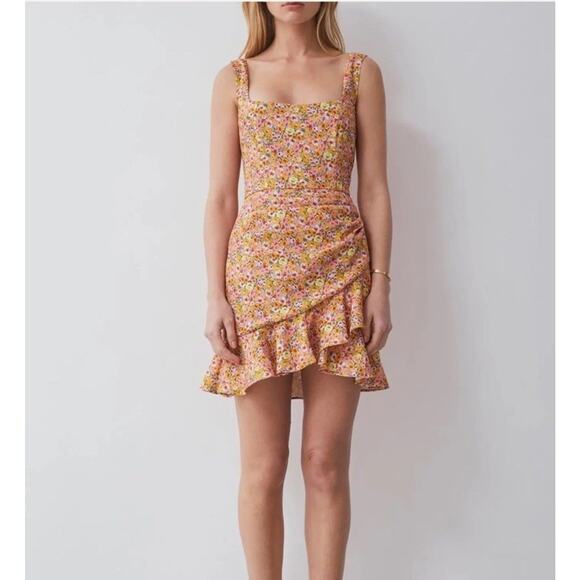 Anthropologie Boskemper Bea Mini Dress In Florence Floral Size Small - Picture 1 of 11